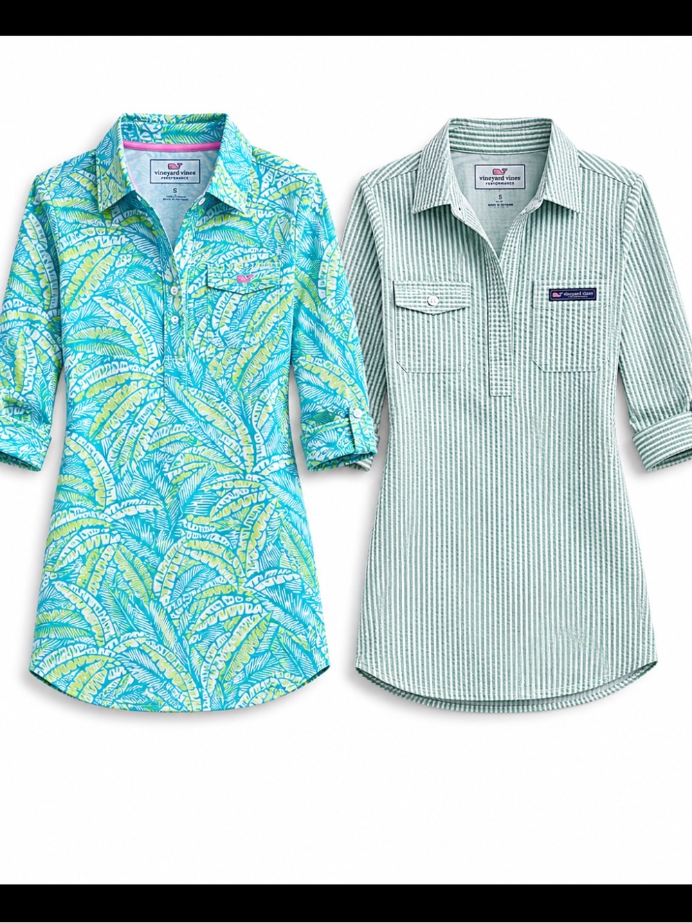 Vineyard Vines 2 Performance tunic set of 2